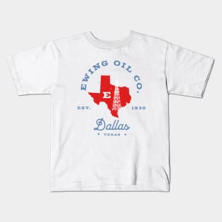 Ewing Oil Co. Est. 1930 - Dallas, Texas Kids T-Shirt